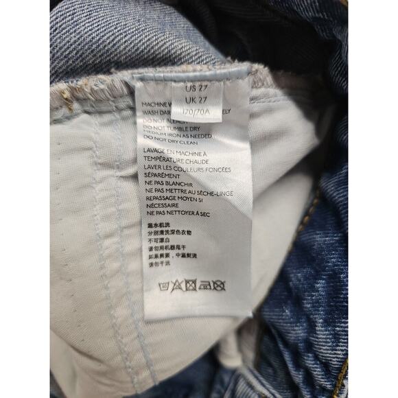 BDG Urban Outfitters 90s Jeans Size 27 Baggy Light Wash Mom Distressed Blue - Picture 8 of 8